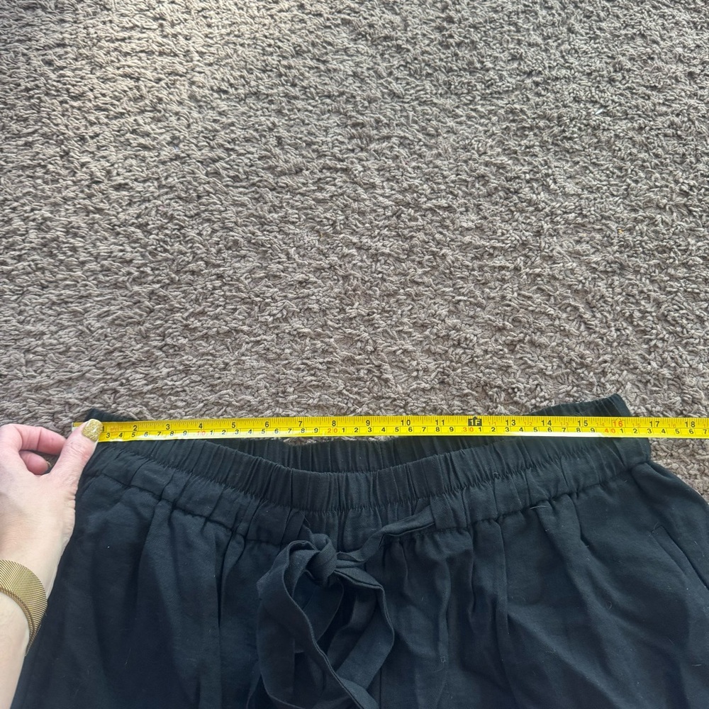 1.State Black Pull On Pants Drawstring Waist Tapered Size XXL NEW - Picture 9 of 11